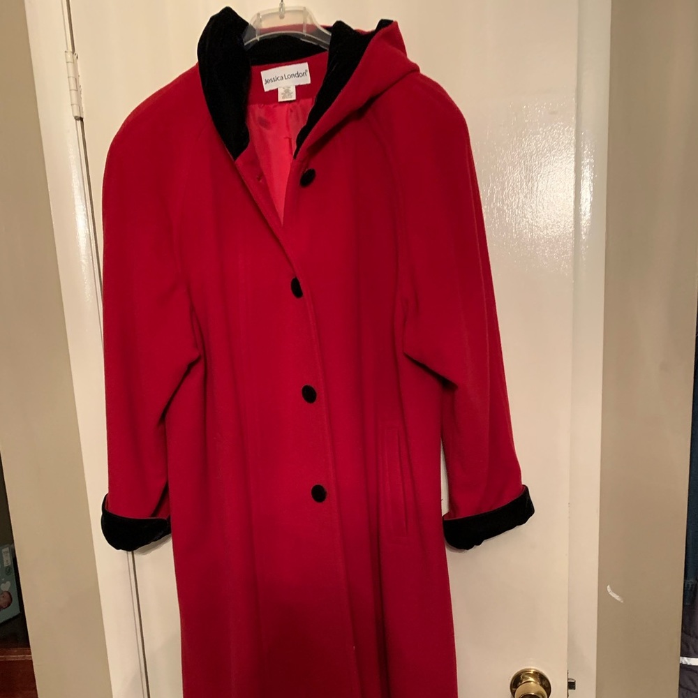 Red Dress Coat